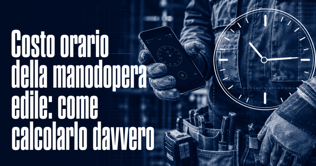 Costo orario manodopera edile: il calcolo