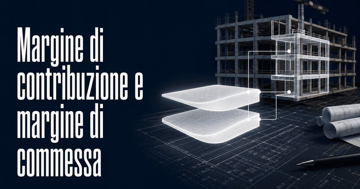 Margine di contribuzione e margine di commessa in edilizia